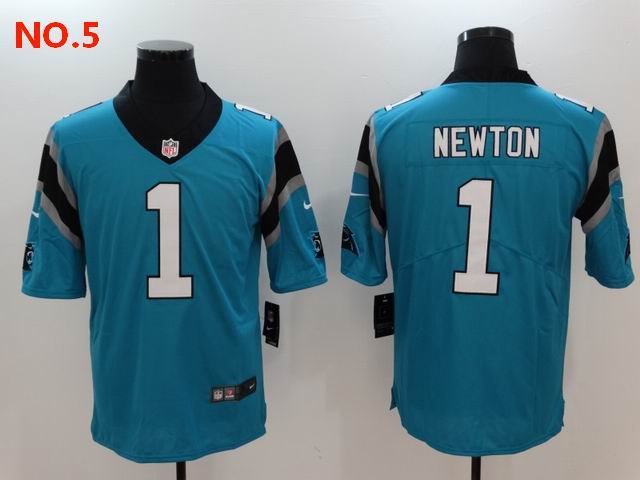 Men's Carolina Panthers #1 Cam Newton Jersey NO.5;